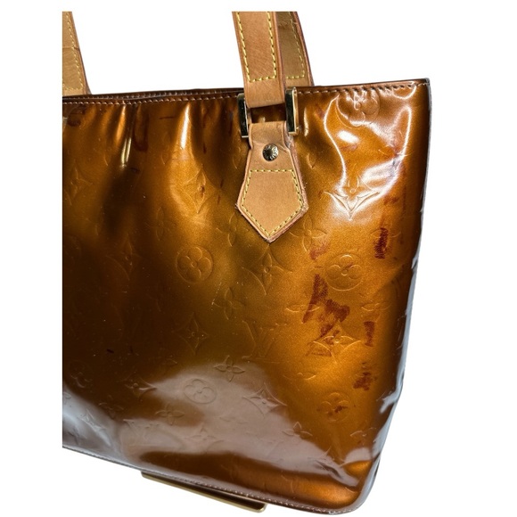 Louis Vuitton Houston Vernis Bronze Monogram Tote Bag - Picture 5 of 16